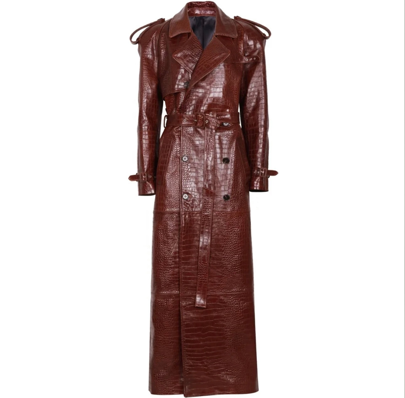 leather trench coat