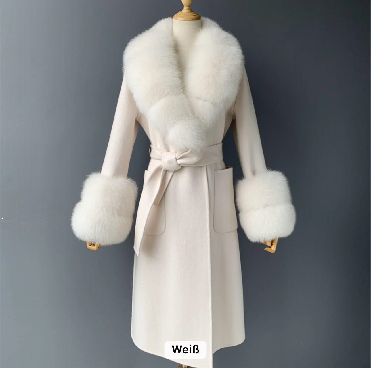 Langer Kaschmirmantel Alina