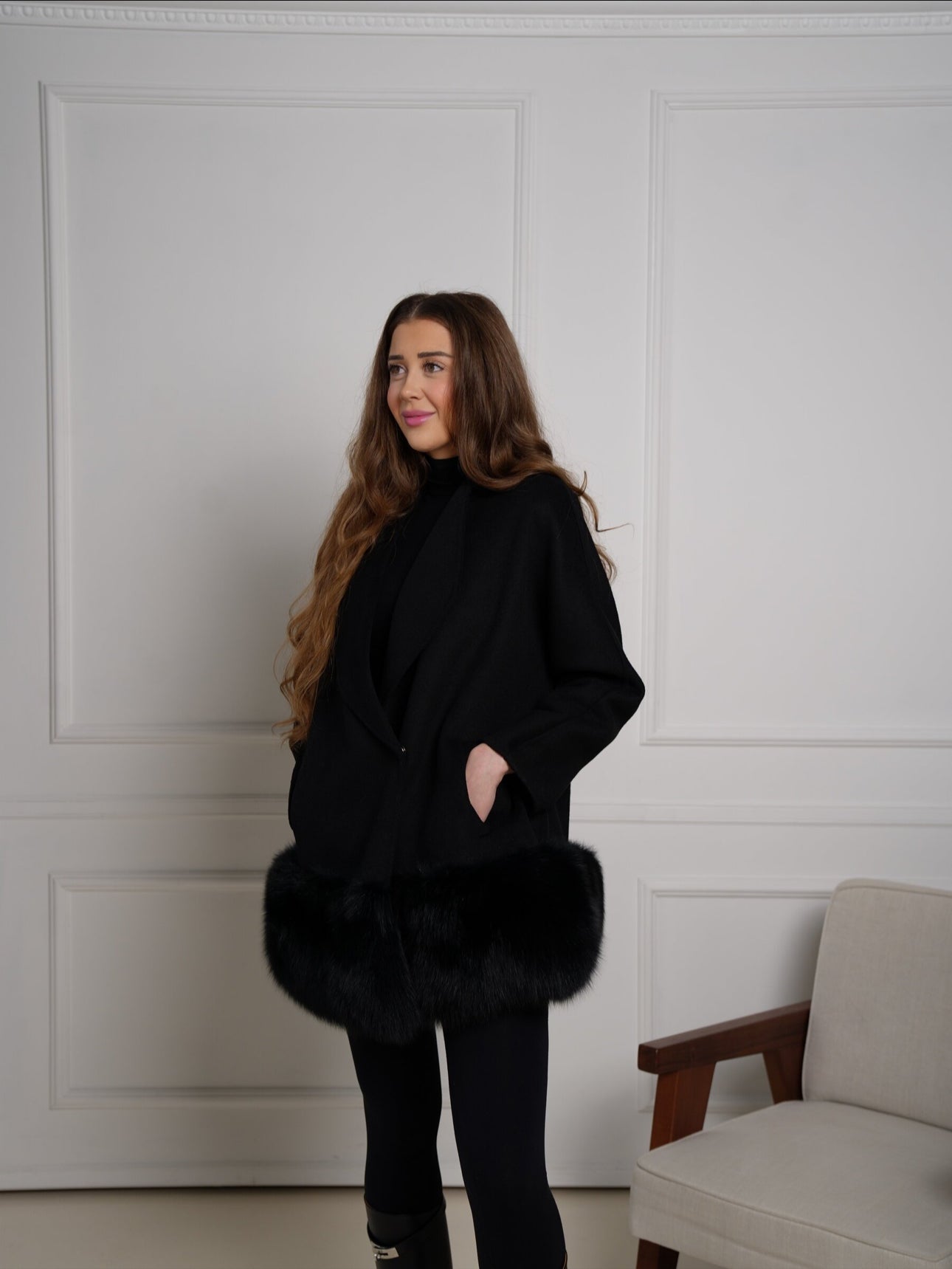 Stella cashmere coat