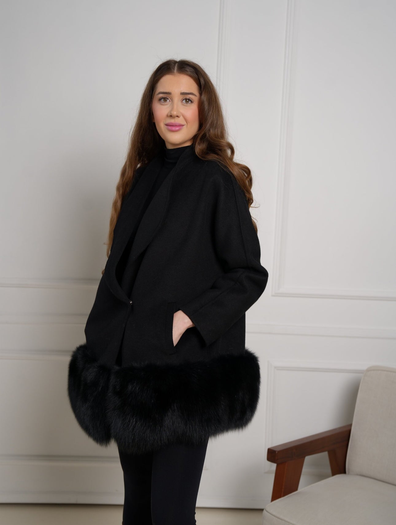 Stella cashmere coat