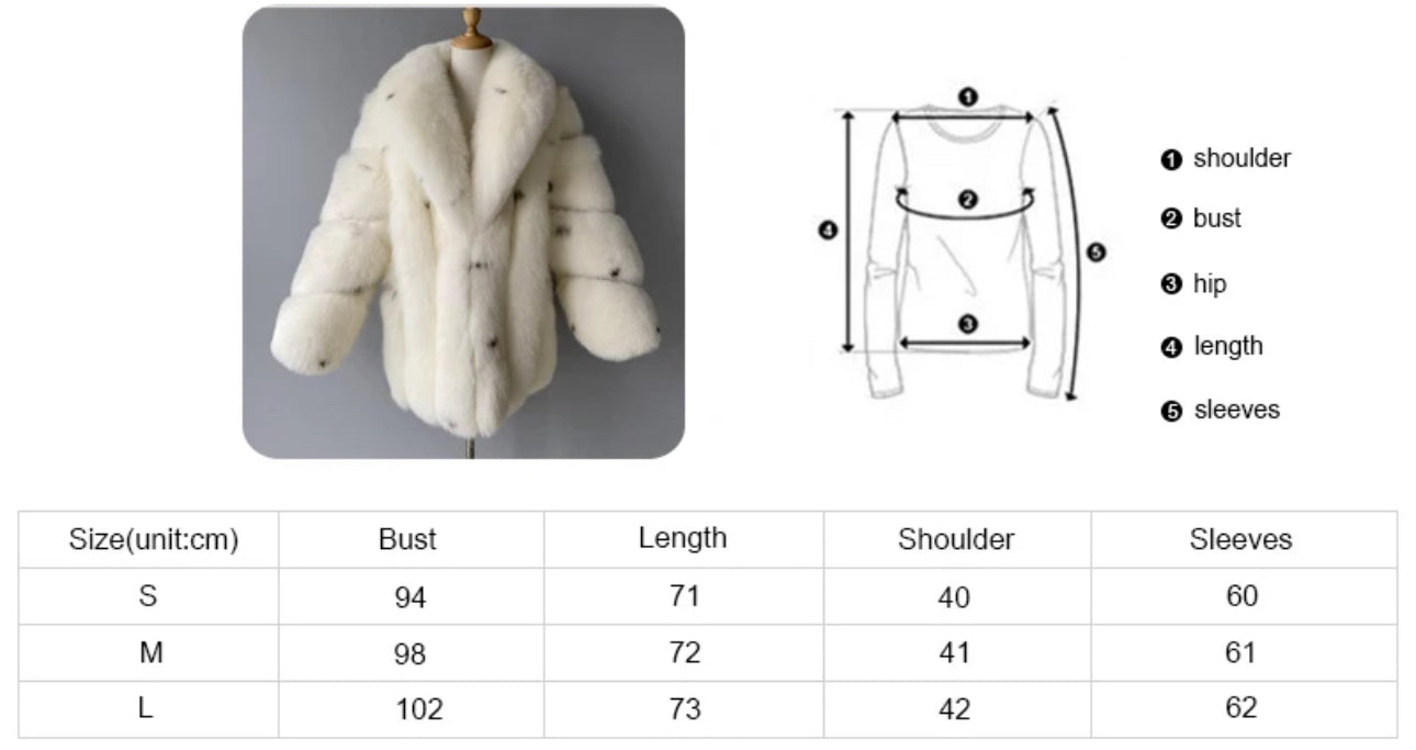 Kurzer Pelzmantel Jolie