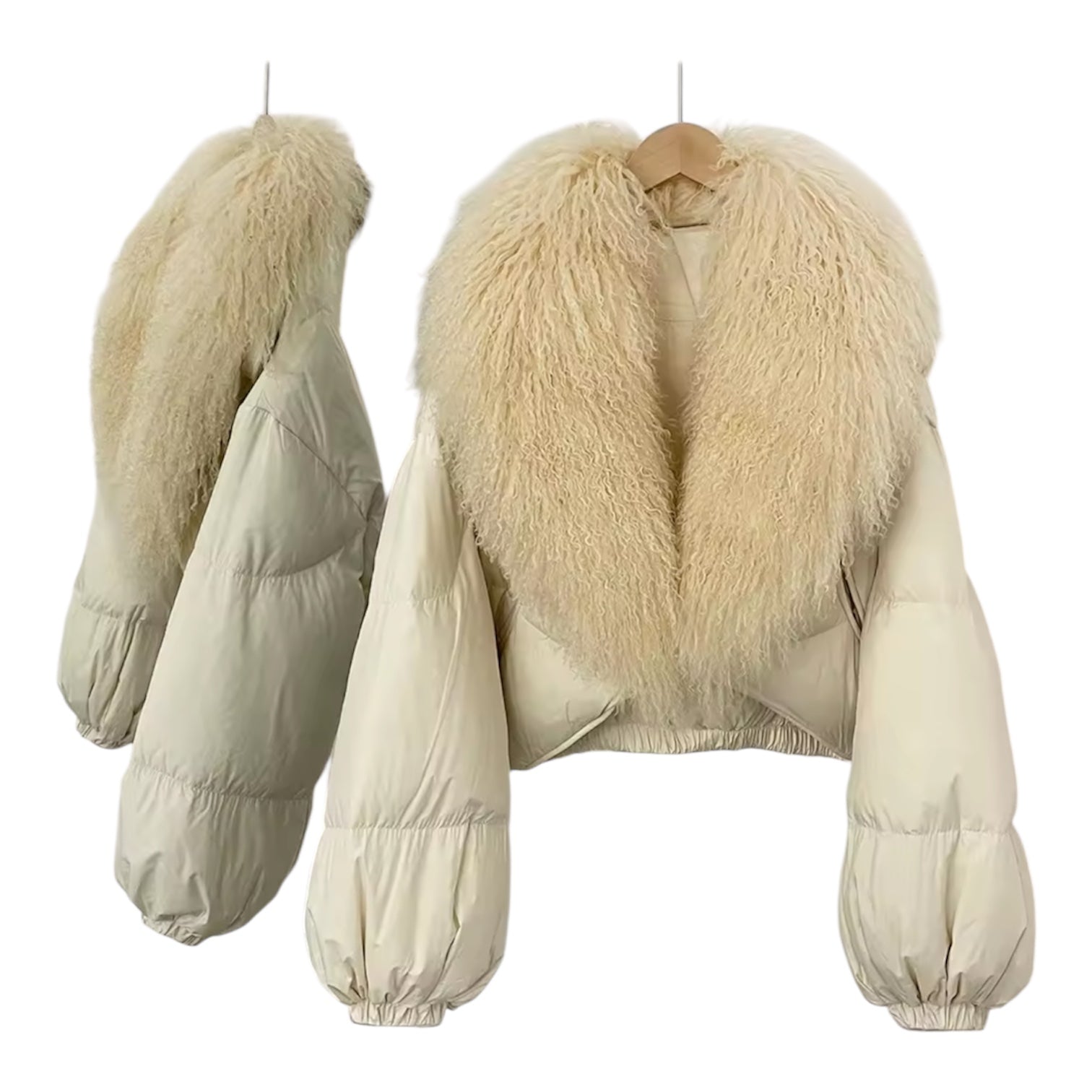 Tibet Fur Collar Down Jacket