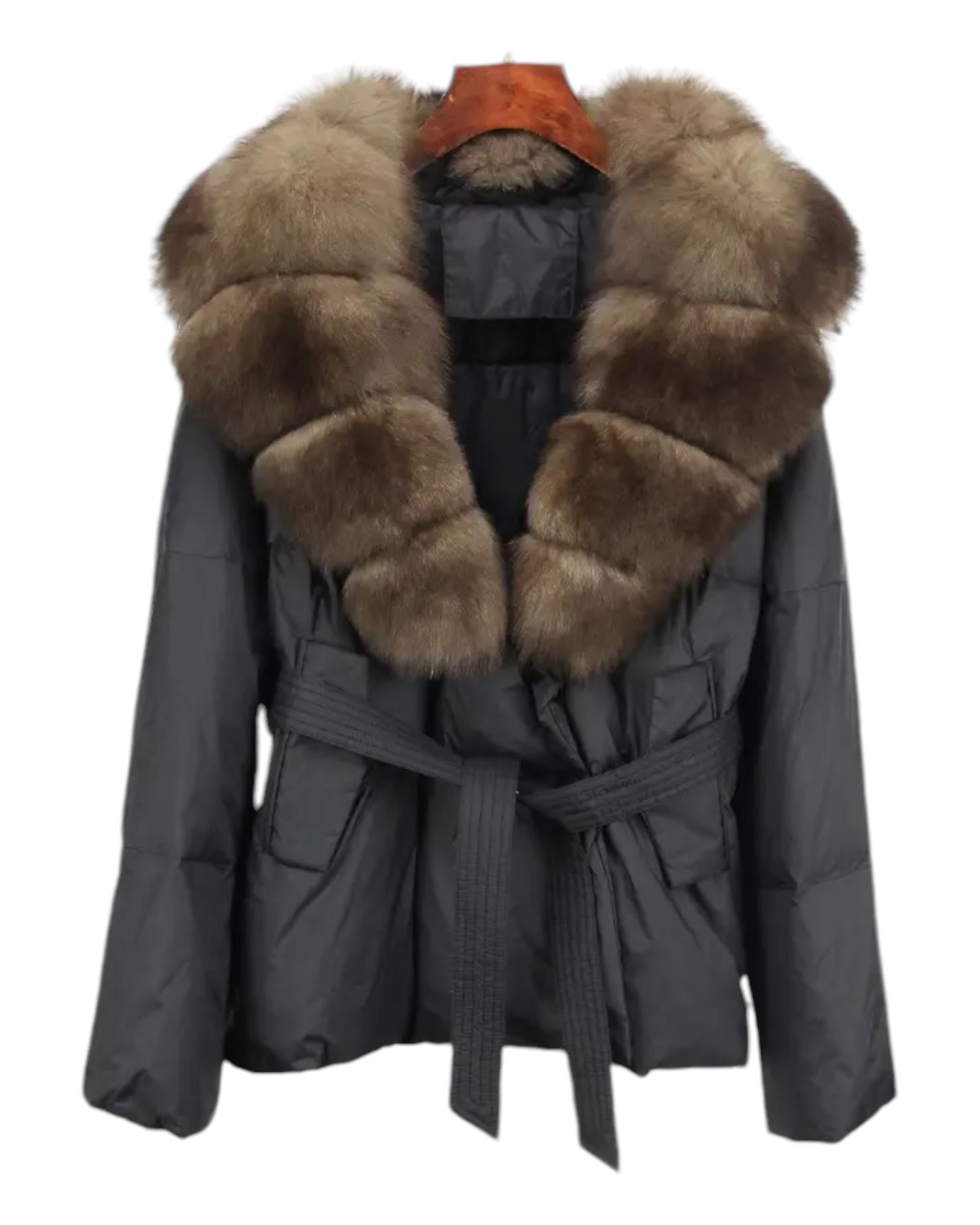 DaunenJacke mit Echtfellkragen Emelie