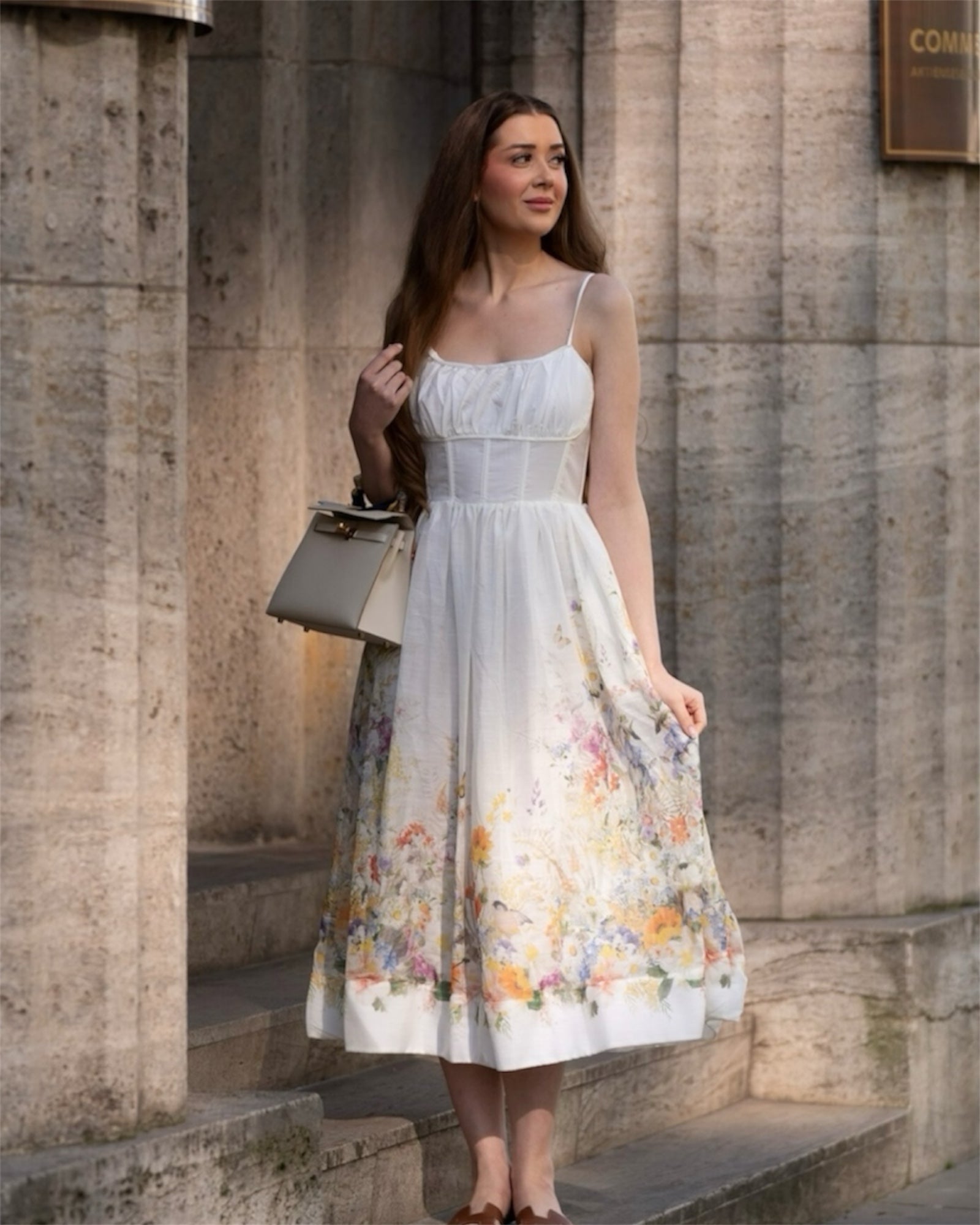 Kleid aus Leinen Ayra