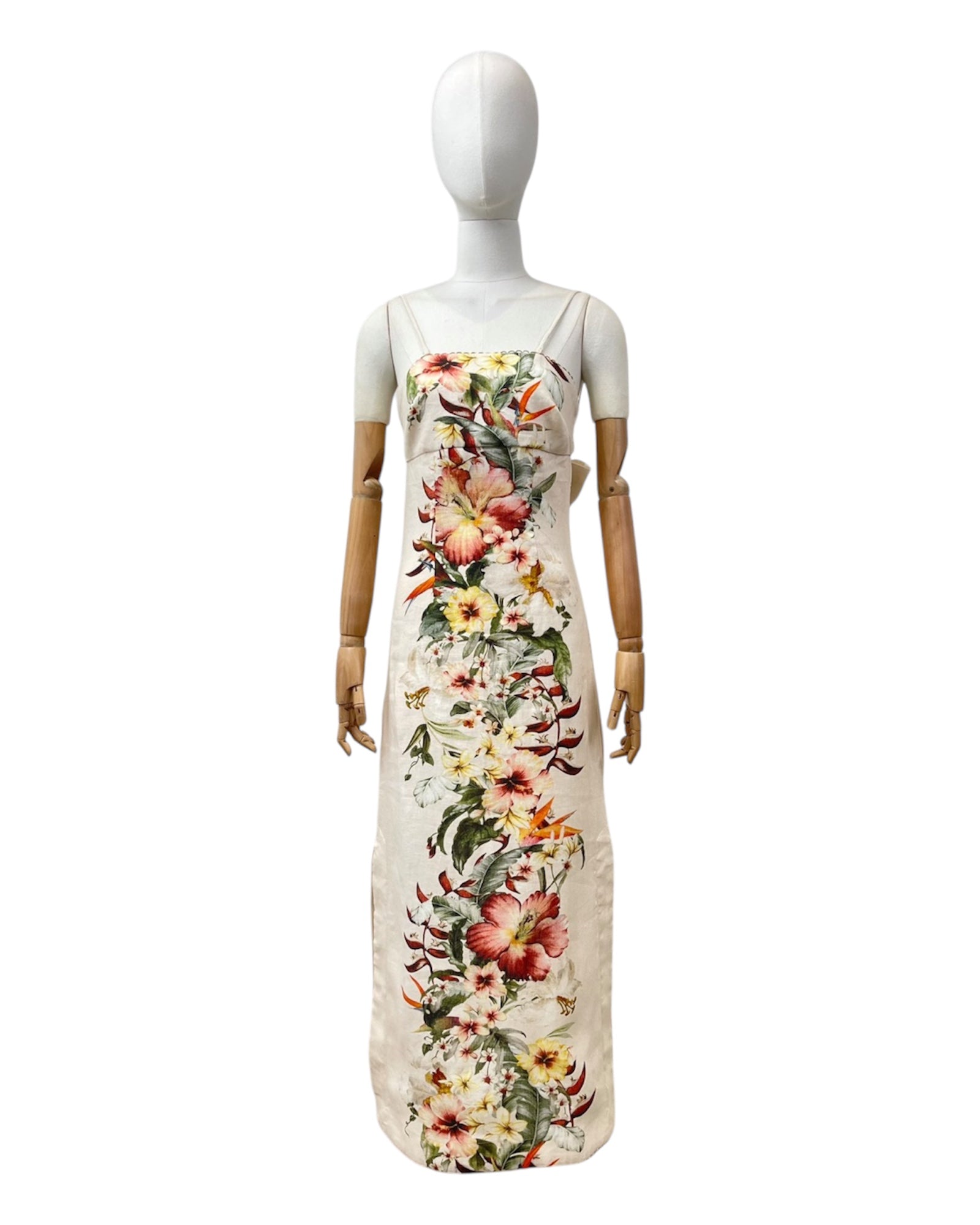 Midikleid aus 100% Leinen