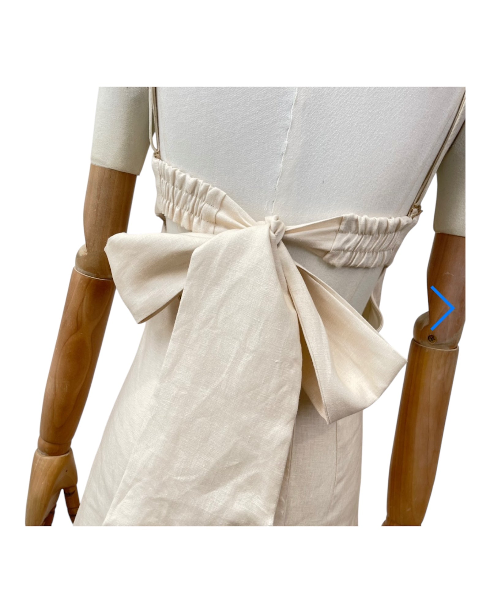 Midikleid aus 100% Leinen