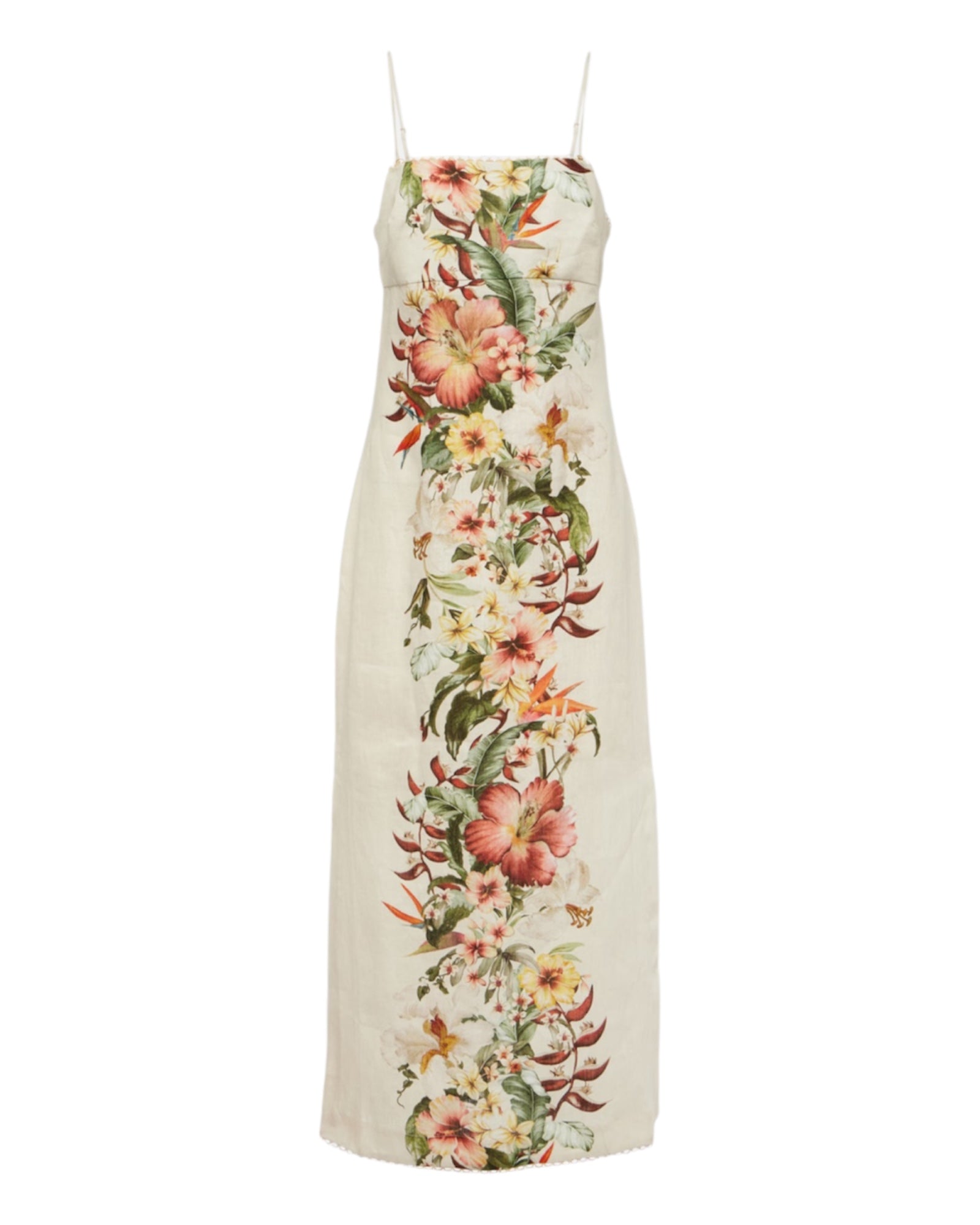 Midikleid aus 100% Leinen