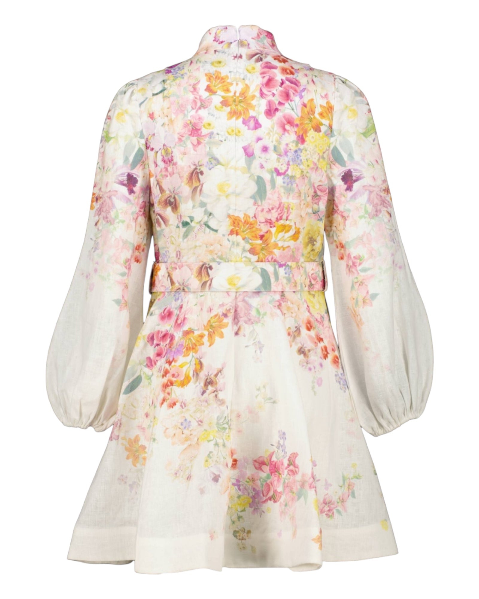 Minikleid aus 100% Leinen