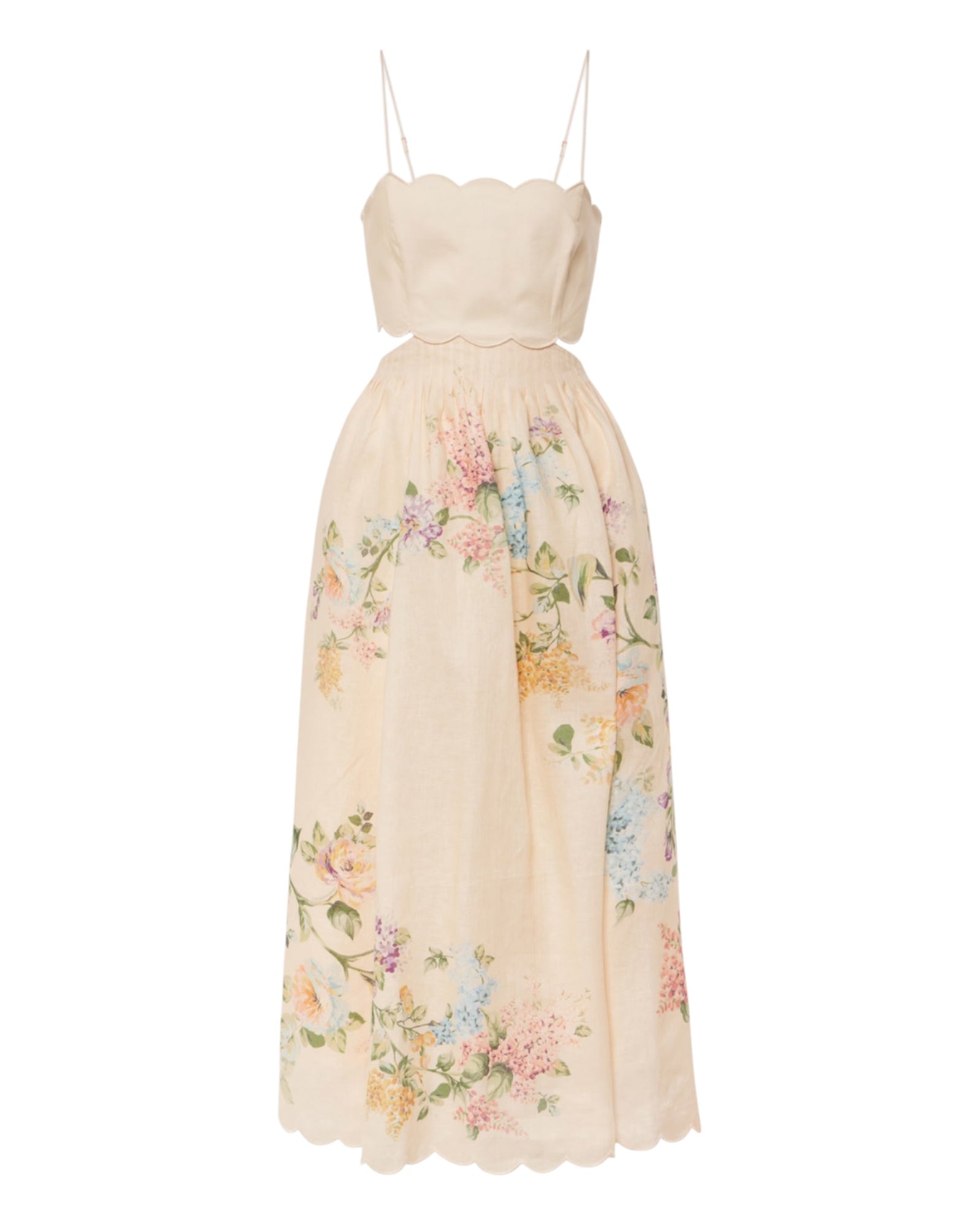 Midi Kleid aus Leinen Hailey