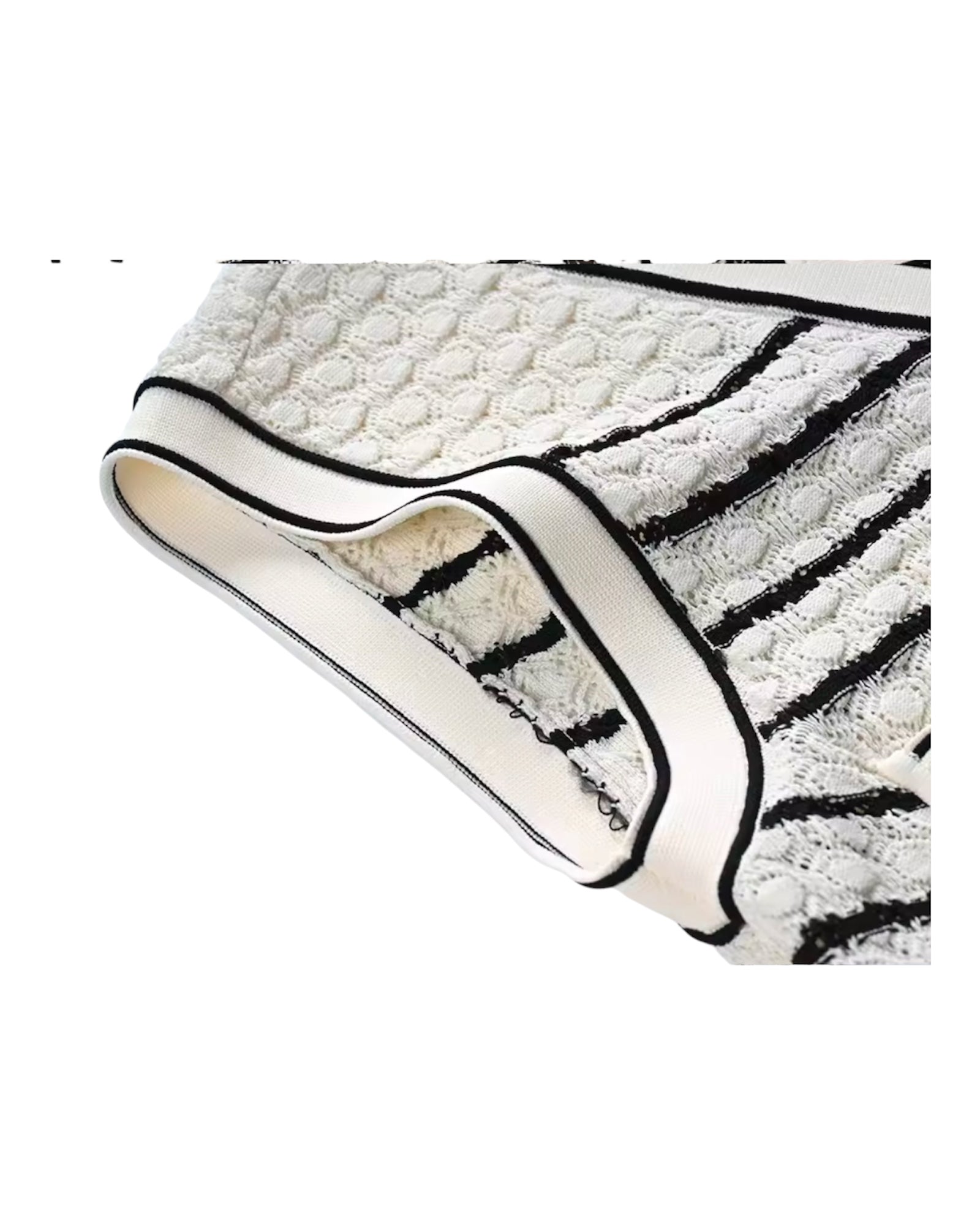 Langes Strickkleid aus festem Stoff