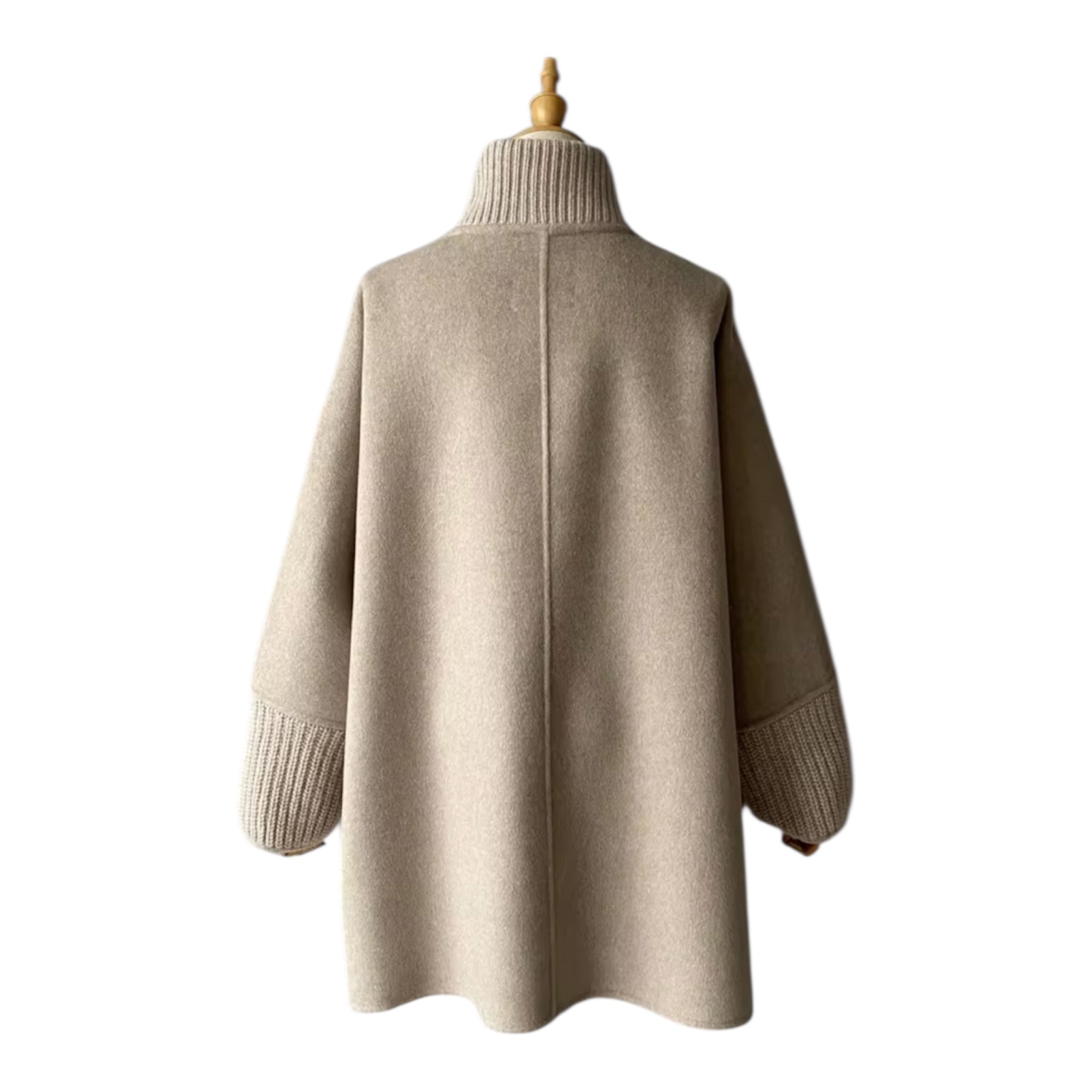 Arctic Grace Cashmere Cape Jacket