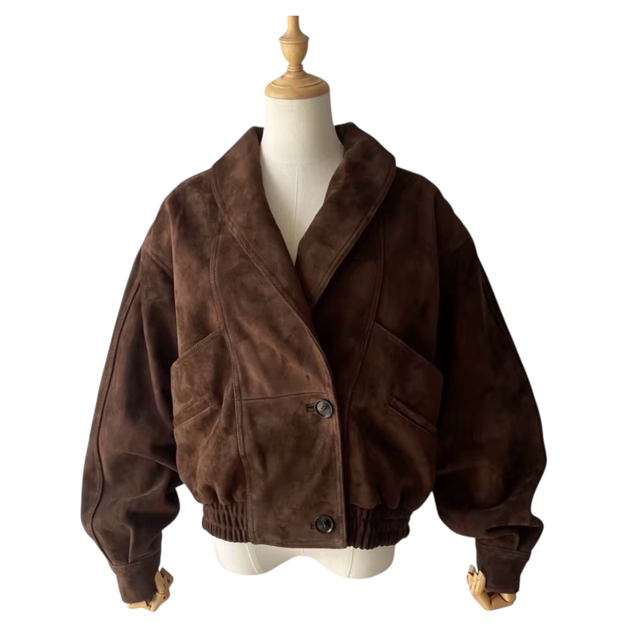 Soft Suede, Bold Silhouette – The Oversized Jacket