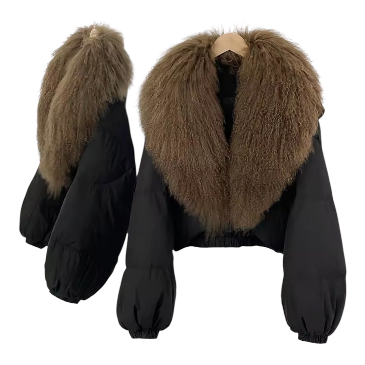 Tibet Fur Collar Down Jacket