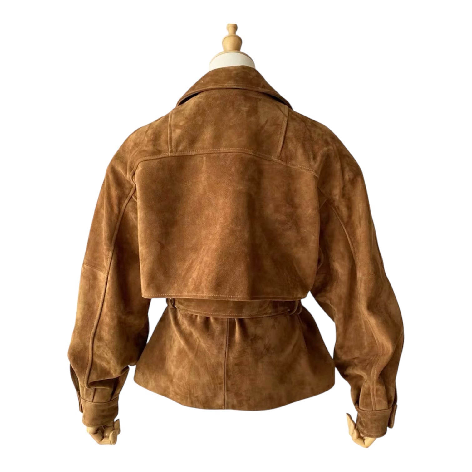 The Aurelia Belted Leather Jacket