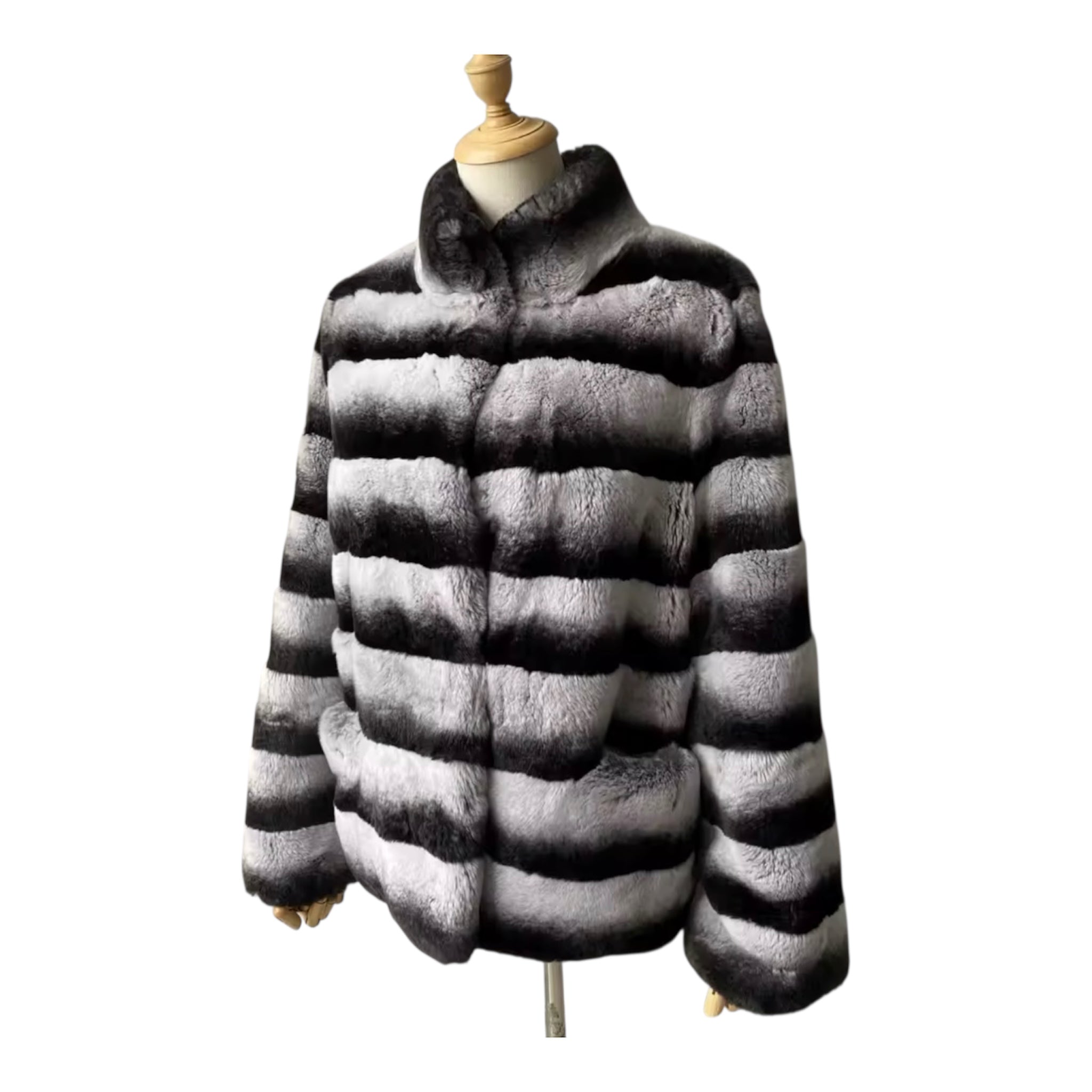 Noir Glacier Short Coat