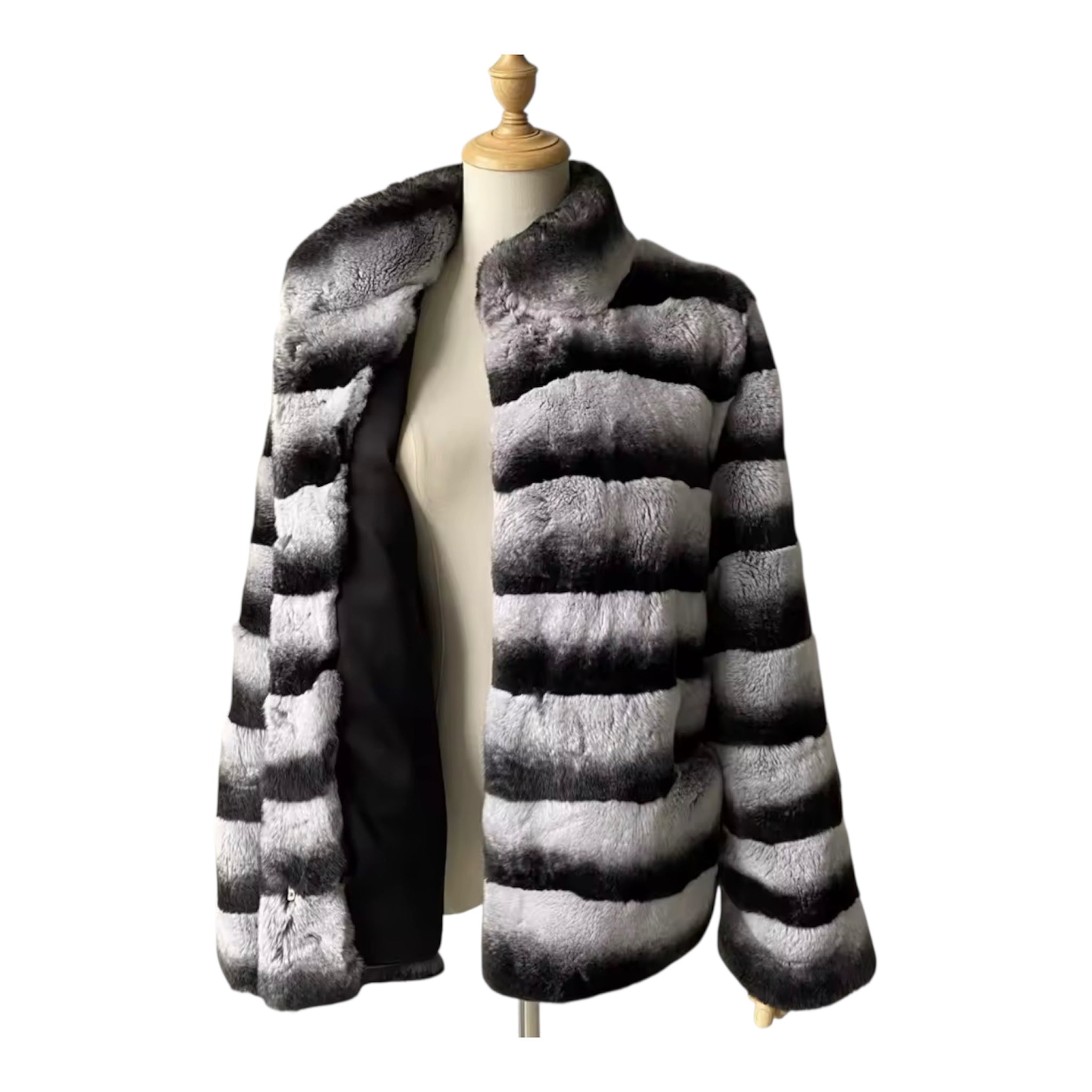 Noir Glacier Short Coat