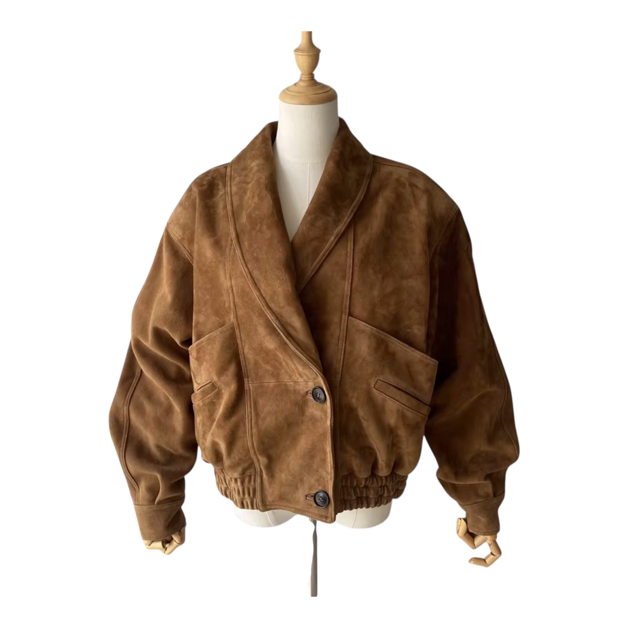 Soft Suede, Bold Silhouette – The Oversized Jacket